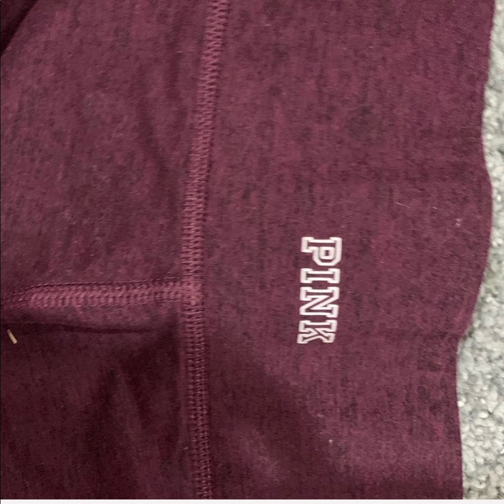 Burgundy pink leggings